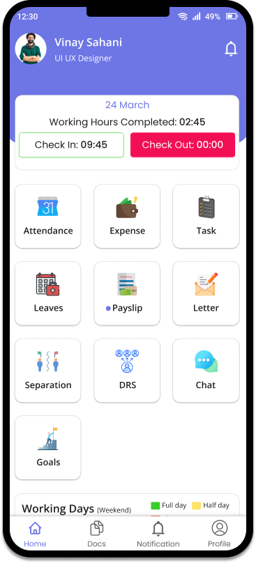 HRMS Dashboard